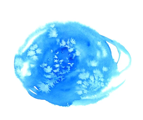Синій різдвяний акварельний фон — стокове фото