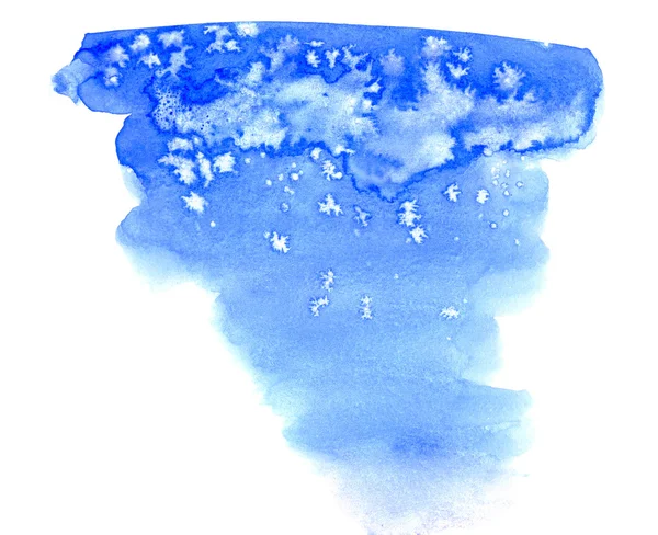 Azul natal aquarela fundo — Fotografia de Stock