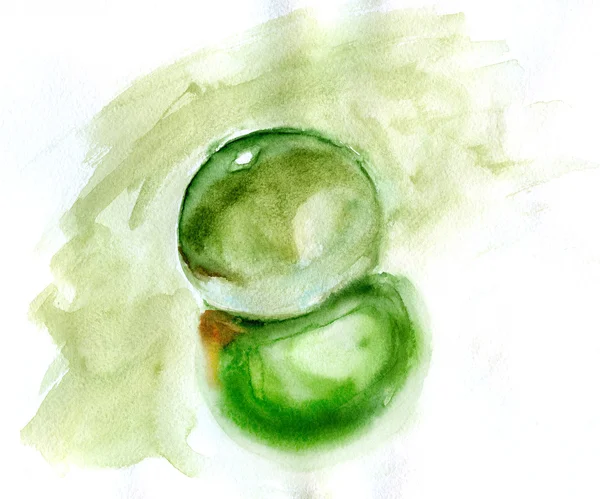 Illustration aquarelle de goutte d'eau — Photo