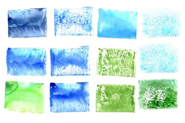 Suluboya kare renkli arka planlar