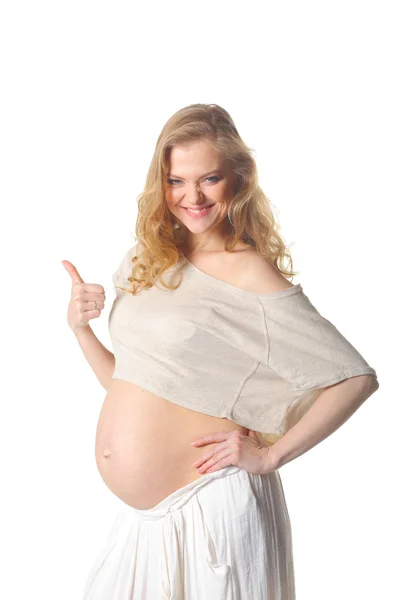 Hamile kadın Yaşasın — Stok fotoğraf