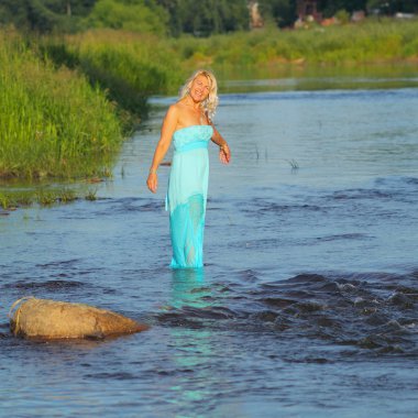 romantik yaşlı kadın portresi