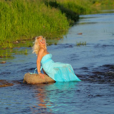 romantik yaşlı kadın portresi