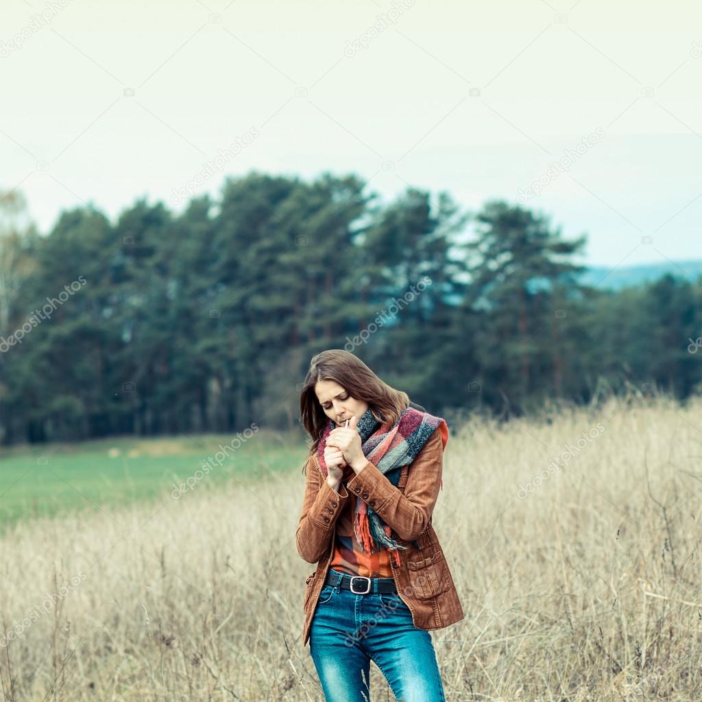Hipster Girl Smoking Hipster Girl Smoking