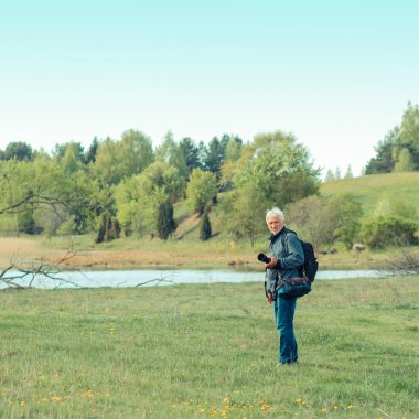 Seyahat ve fotoğraf fotoğrafçı sahiptir
