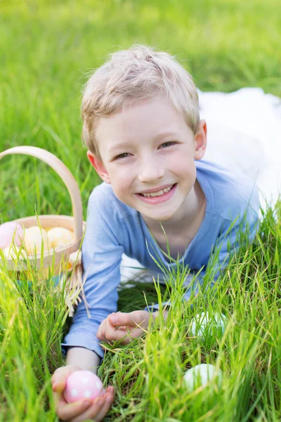 Kid at easter time — Stock Photo, Image