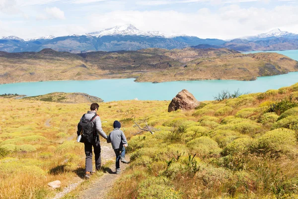 Famille en Patagonie — Photo