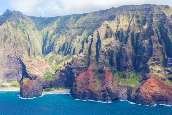 Na pali coast op kauai — Stockfoto
