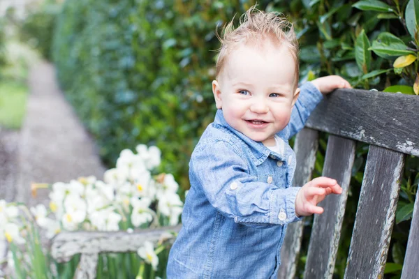 Peuter in het park — Stockfoto