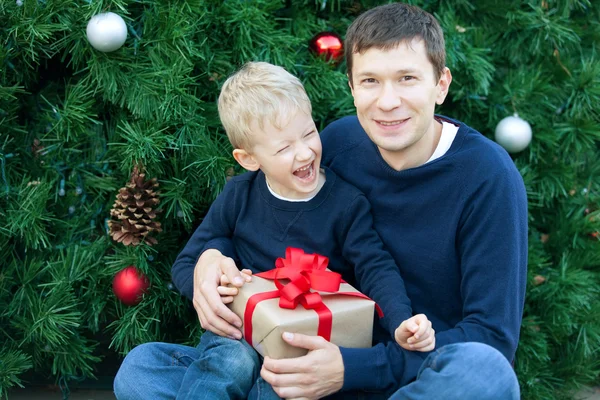 Family at christmas — Stock Photo, Image