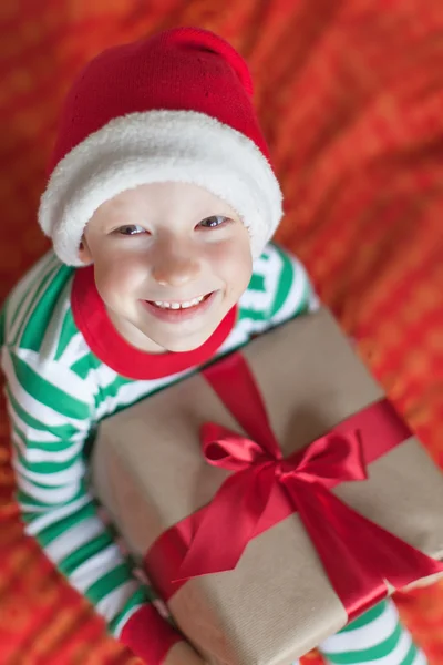 Dziecko na Boże Narodzenie — Zdjęcie stockowe