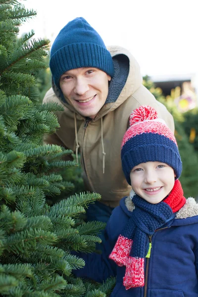 Buying christmas tree — Stock Photo, Image