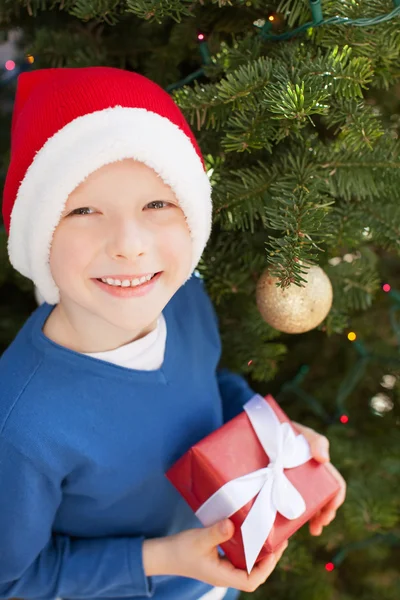 Kid at christmas time — Stock Photo, Image