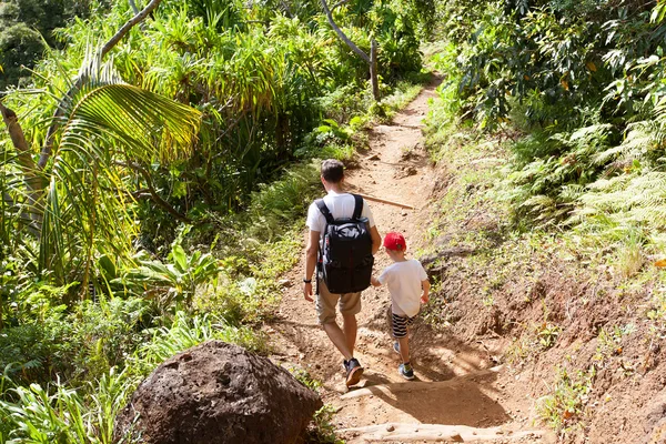 Caminhadas em família — Fotografia de Stock