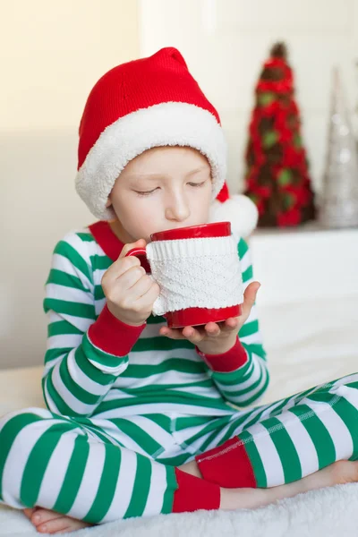 Kid at christmas time — Stock Photo, Image