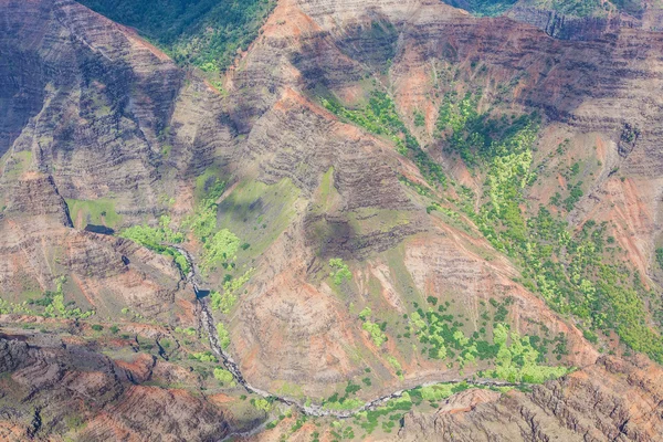 Kauai från helikopter — Stockfoto