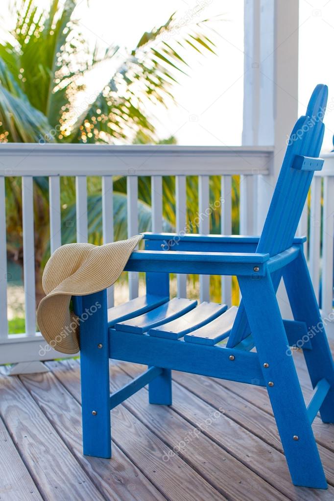 adirondack chair at balcony