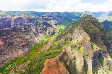 kauai havadan görünümü