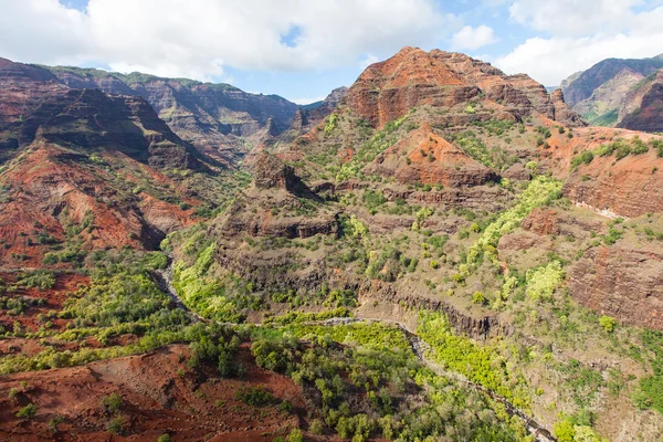 Vista aérea de kauai — Foto de Stock