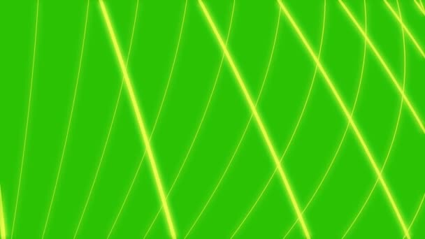 Rotation des lignes lumineuses (vert ) — Video