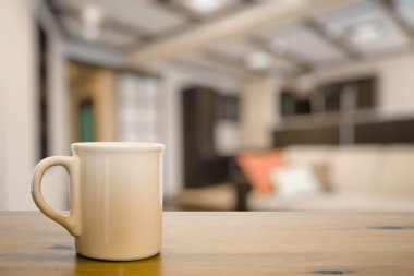 Kupa eski ahşap tablo