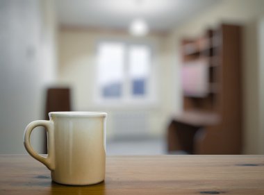 Kupa eski ahşap tablo