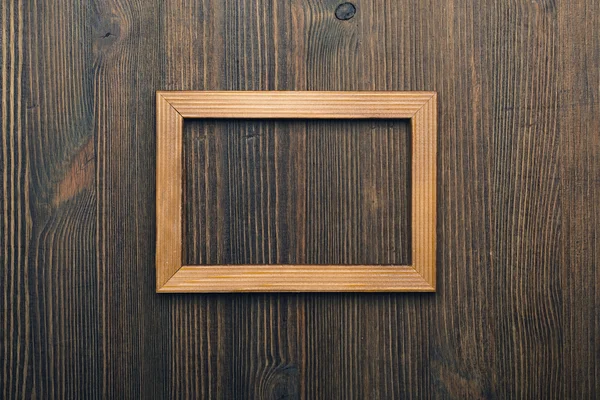 Wooden photo frame — Stock Photo, Image