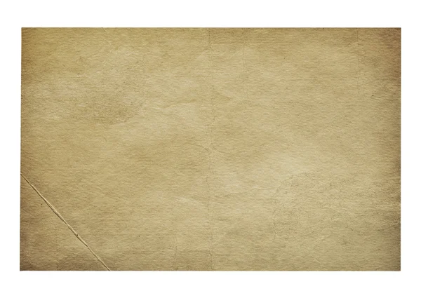 Old paper isolated — Stock Photo, Image