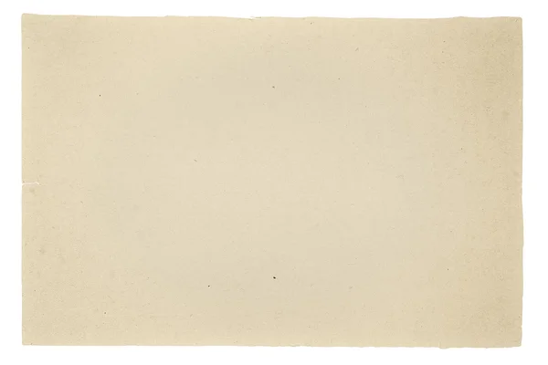 Old paper isolated — Stock Photo, Image