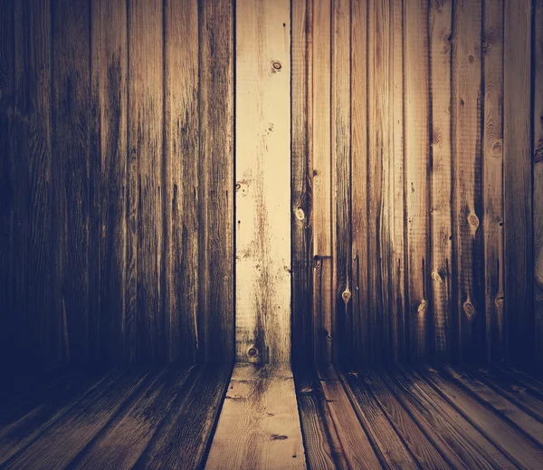 Interior de madeira velha — Fotografia de Stock