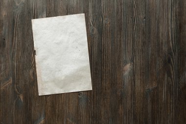 eski ahşap kağıda