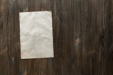 eski ahşap kağıda