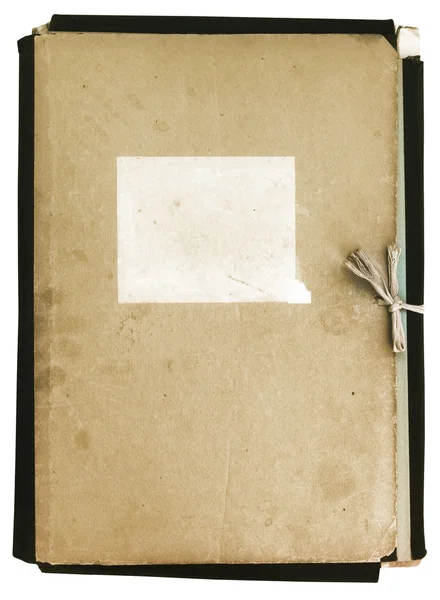 孤立的旧文件夹 — 图库照片