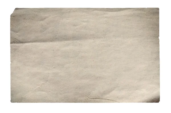 Old paper isolated — Stock Photo, Image