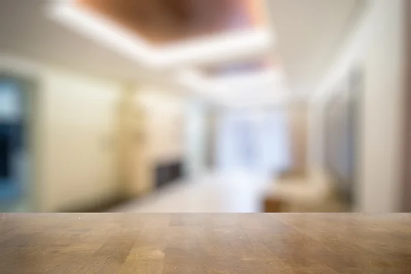 Vintage table in living room — Stock Photo, Image