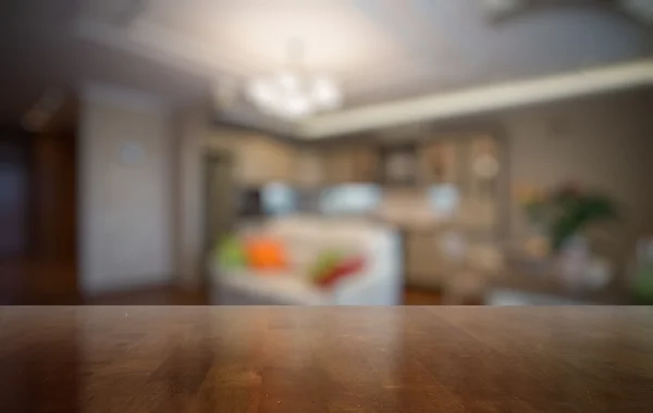 Вінтажний стіл у вітальні — стокове фото