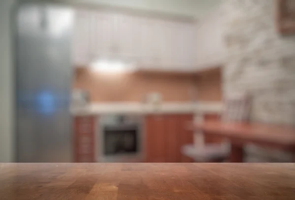 Old table in kitchen — Stock Photo, Image