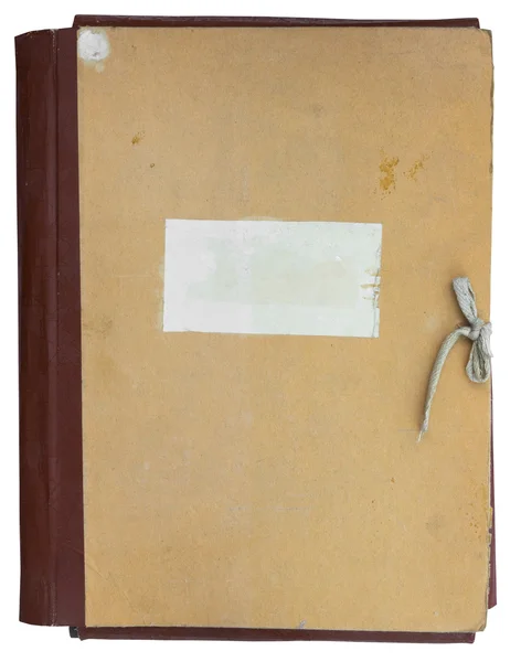 Old folder isolated Stock Picture