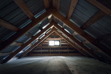 boş loft, iç arka plan