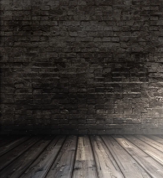 Tuğla duvarlı eski oda