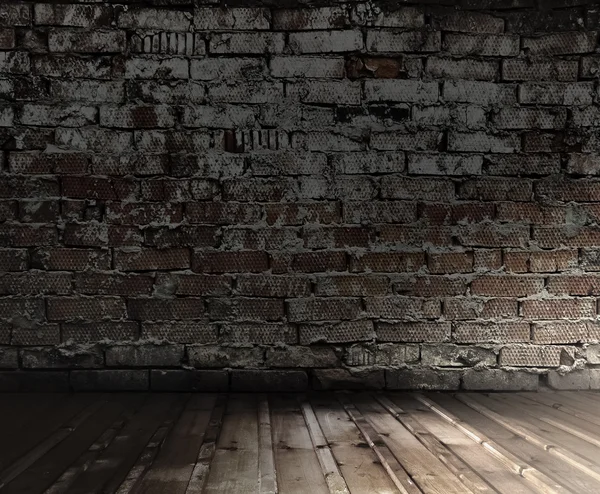 Tuğla duvarlı eski oda