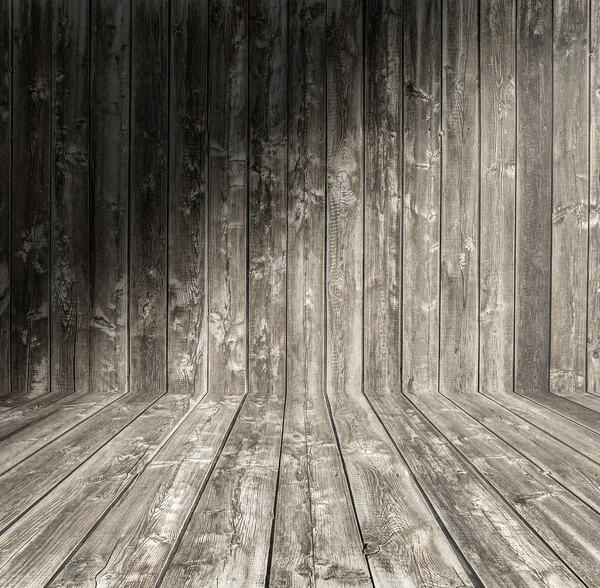 Vecchio interno in legno — Foto Stock