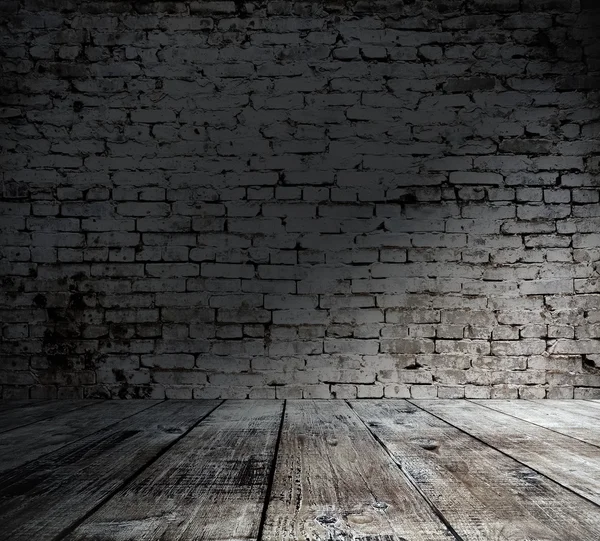 Old room with brick wall — Stock Photo, Image