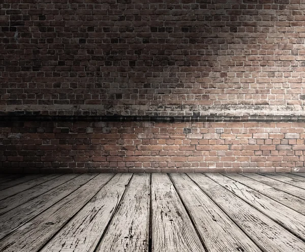 Tuğla duvarlı eski oda