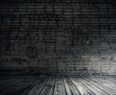 Tuğla duvarlı eski oda