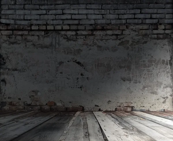 Old room with brick wall — Stock Photo, Image