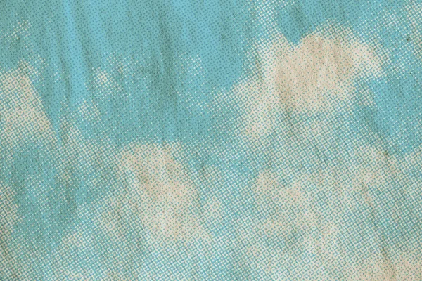 retro sky pattern on old paper texture. vintage clouds.