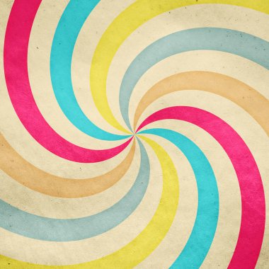 Geçmişe dönüş, eski grunge kağıdında eski güneş ışınları