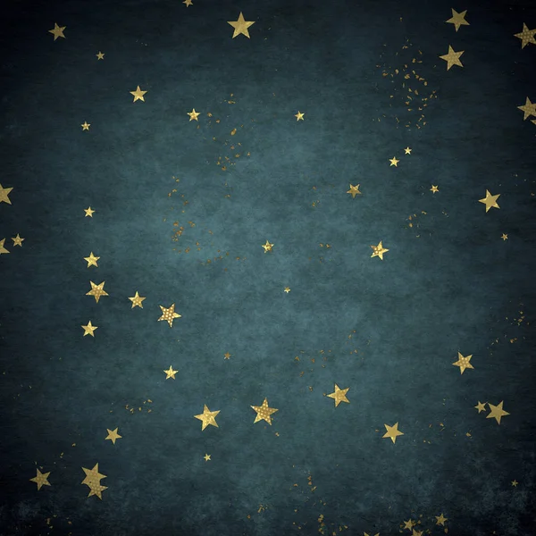 Confeti Navidad Textura Brillo Dorado Sobre Fondo Oscuro — Foto de Stock