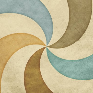 Geçmişe dönüş, eski grunge kağıdında eski güneş ışınları